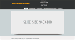 Desktop Screenshot of bargainstorefixtures.com